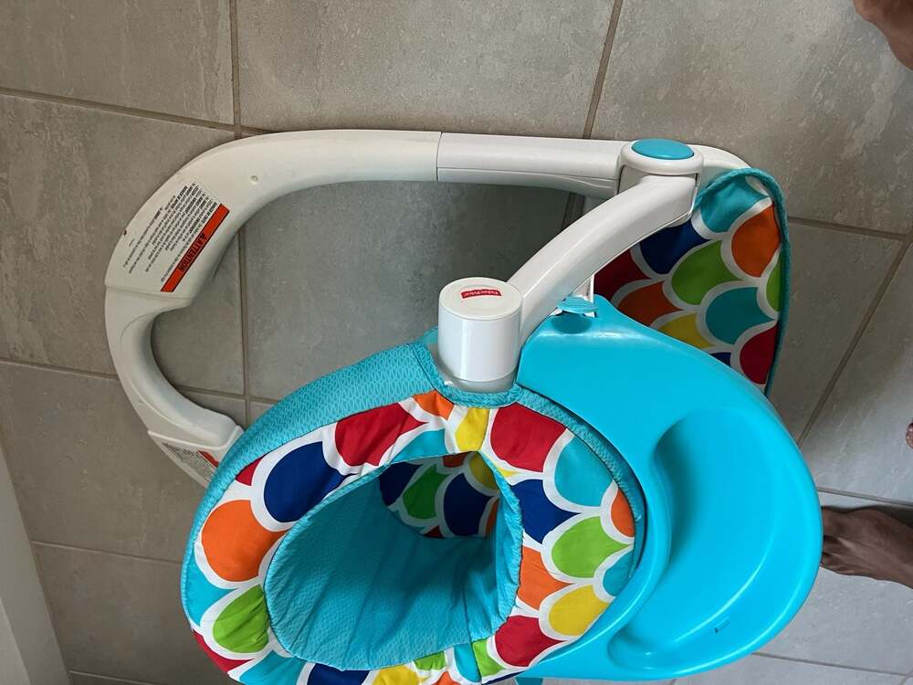Fisher-Price Deluxe Sit-Me-Up Floor Seat with Feeding Tray - Happy Hills